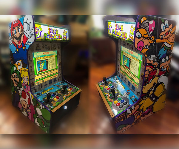 Super Mario World Arcade Cabinet