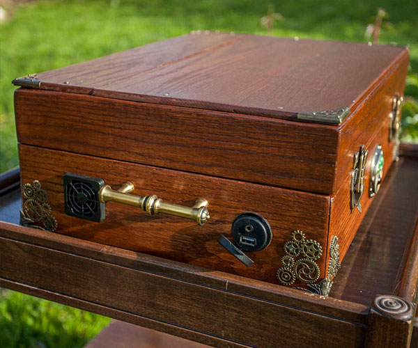 Steampunk Laptop USB Ports